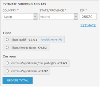 Shipping costs Shipping costs